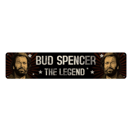 Bud Spencer panneau métal The Legend 46 x 10 cm
