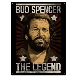 Bud Spencer panneau métal The Legend 30 x 40 cm