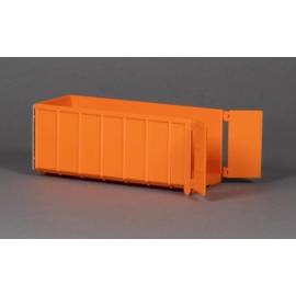 Benne container 30m3 orange