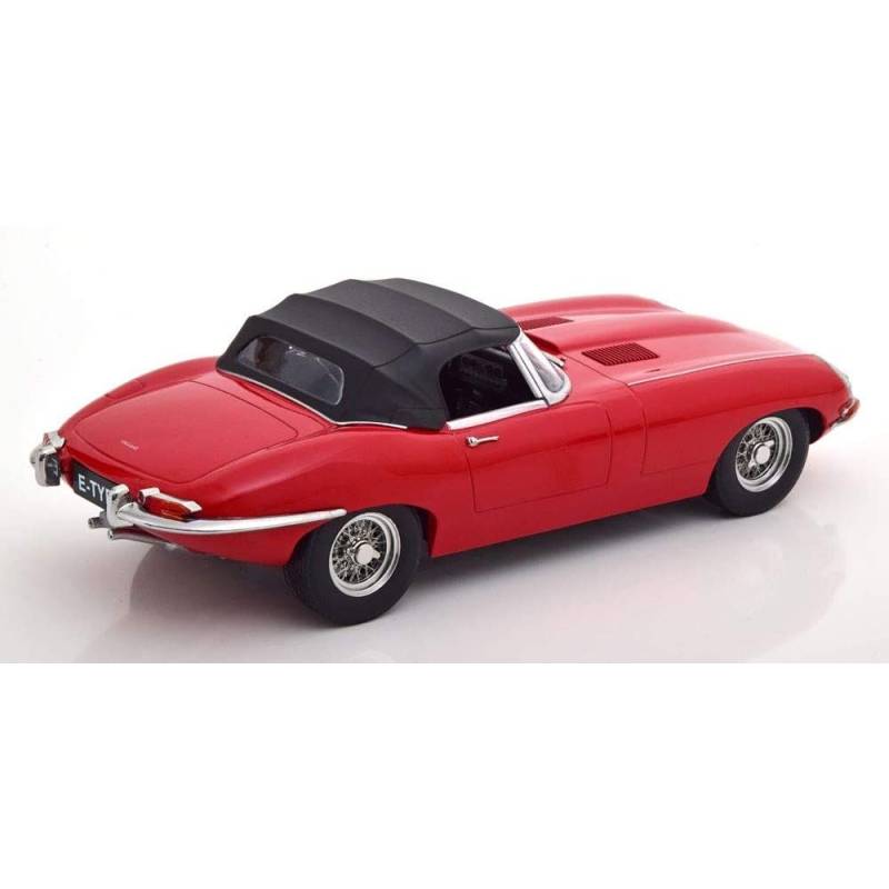 JAGUAR E Type Cabriolet fermé rouge