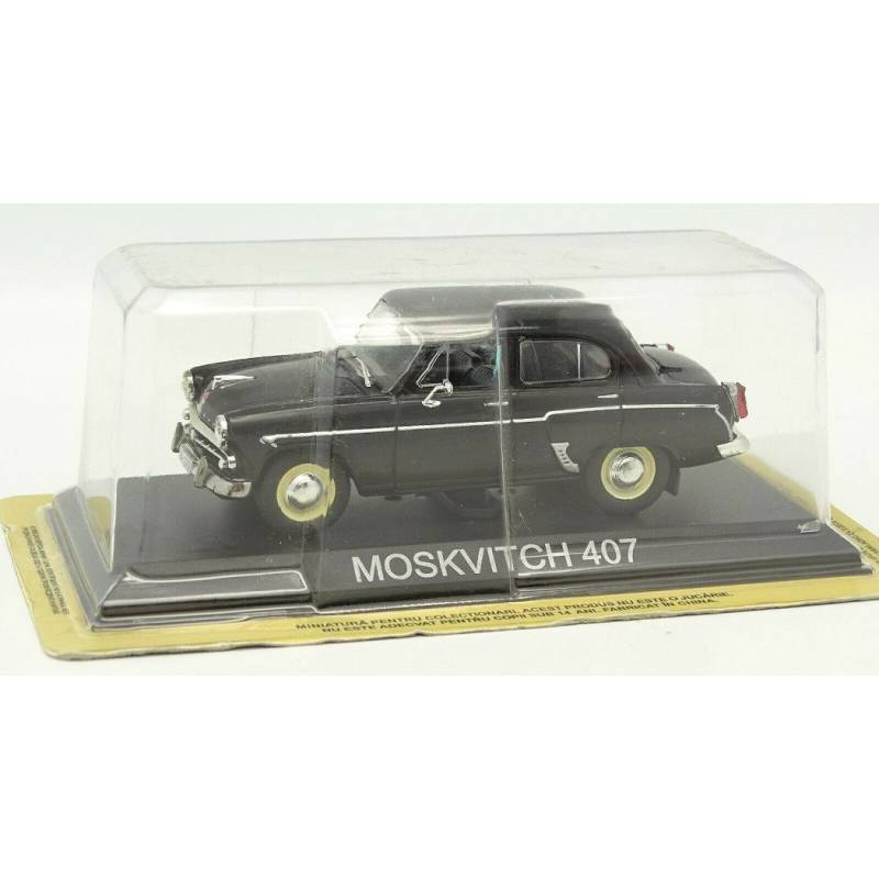 MOSKVITCH 407 1958 berline 4 portes noire vendues sous blister