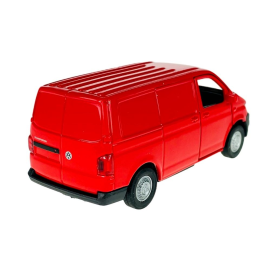 Miniature VOLKSWAGEN T6 van rouge modèle à friction