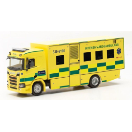 Miniature SCANIA CR ND Ambulance