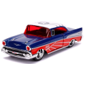 CHEVROLET BEL-AIR Hard-Top Bleu et rouge 1957 MARVEL Avengers