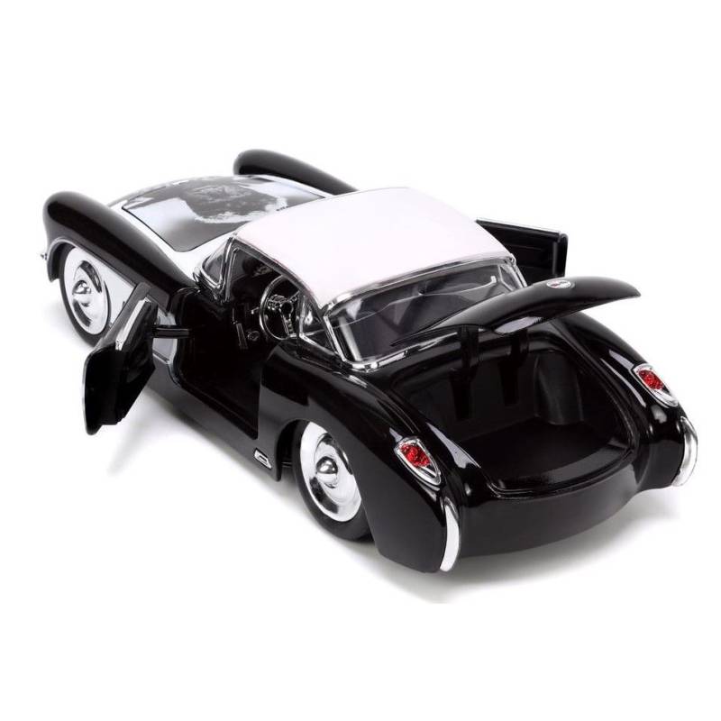 CHEVROLET Corvette avec figurine WOLFMAN Noir 1957