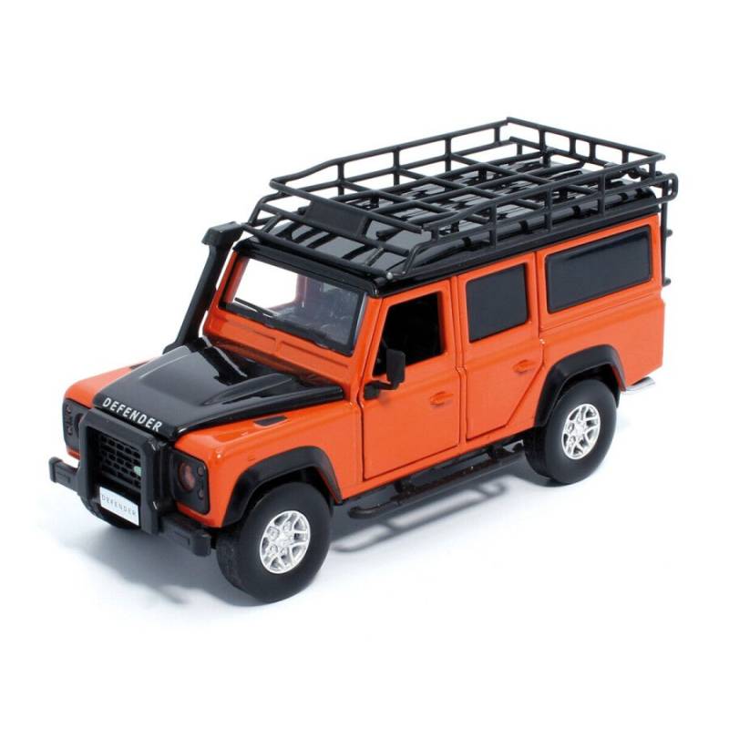 LAND ROVER defender 110 Orange avec sons et lumières