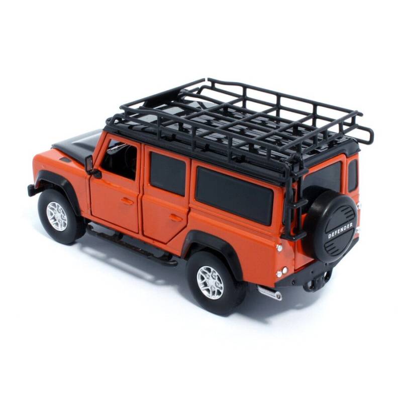 LAND ROVER defender 110 Orange avec sons et lumières