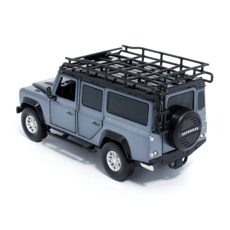 LAND ROVER defender 110 gris avec sons et lumières