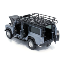 LAND ROVER defender 110 gris avec sons et lumières