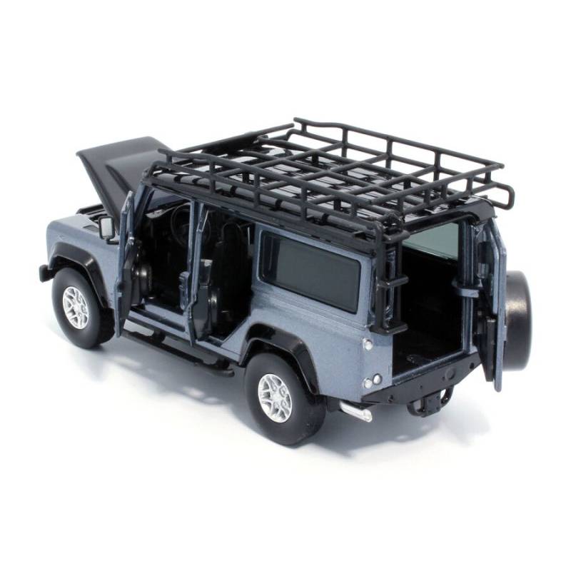 LAND ROVER defender 110 gris avec sons et lumières