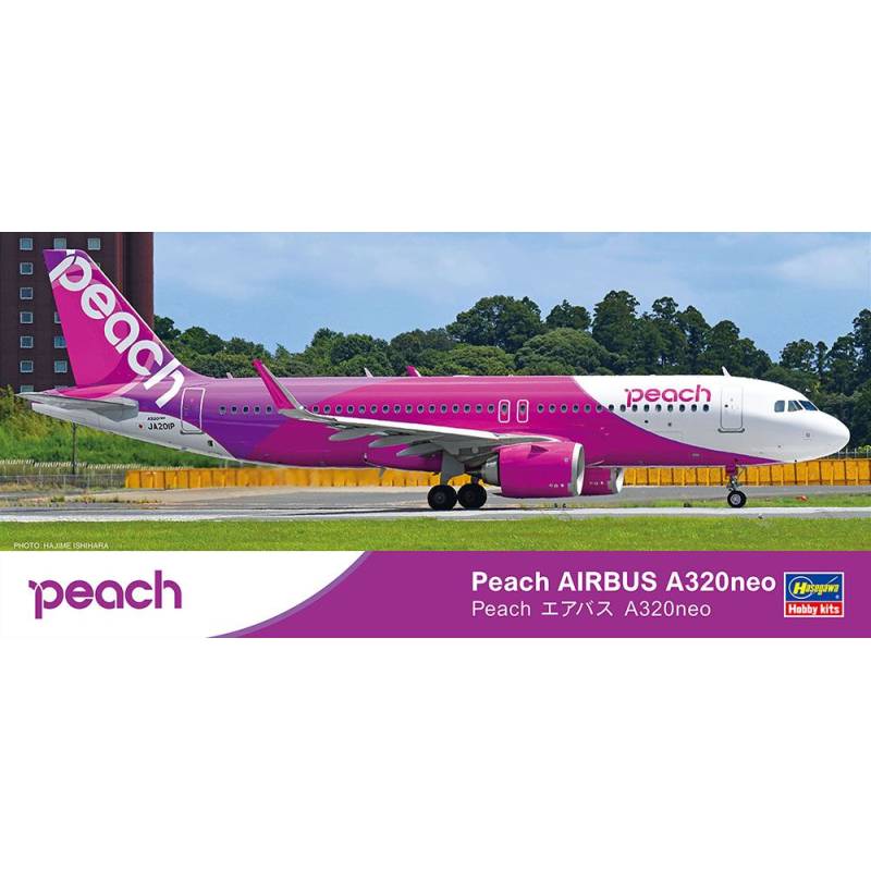 Avion Airbus A320neo PEACH à assembler et à peindre