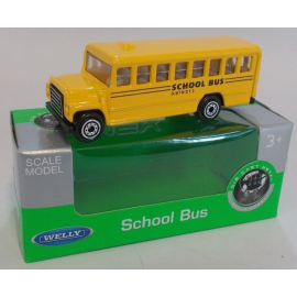 Miniature Bus scolaire américain jaune