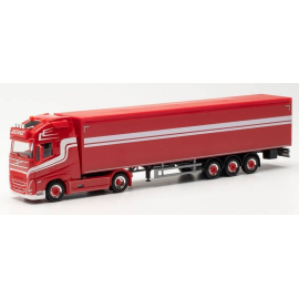 Miniature VOLVO FH Gl. XL 4x2 avec remorque à fond mouvant 3 Essieux STAM TRANSPORT