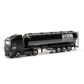 Miniature MAN TGX GM 4x2 avec remorque silo 3 essieux KISKER