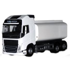 Miniature VOLVO FH 6x4 citerne blanc