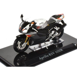 Miniature APRILLIA RSV 1000R Grise et noire