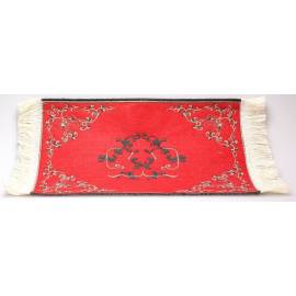  Tapis rouge pour maison de poupée dimension 24 x 15 cm