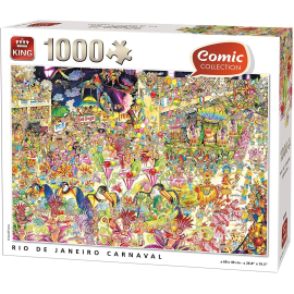  Puzzle 1000 Pièces Le Canaval de RIO de JANEIRO