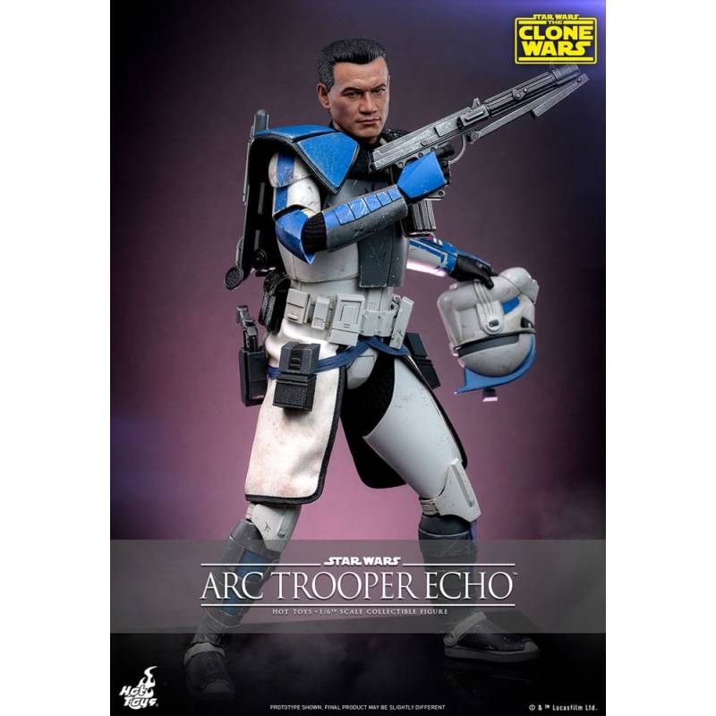 Star Wars: The Clone Wars figurine 1/6 Arc Trooper Echo 30 cm