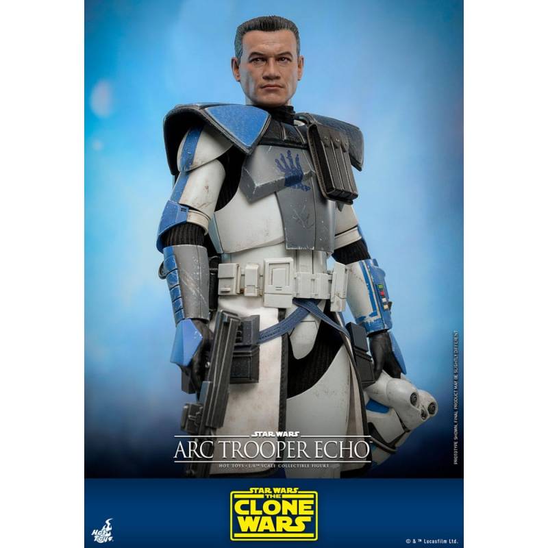 Star Wars: The Clone Wars figurine 1/6 Arc Trooper Echo 30 cm