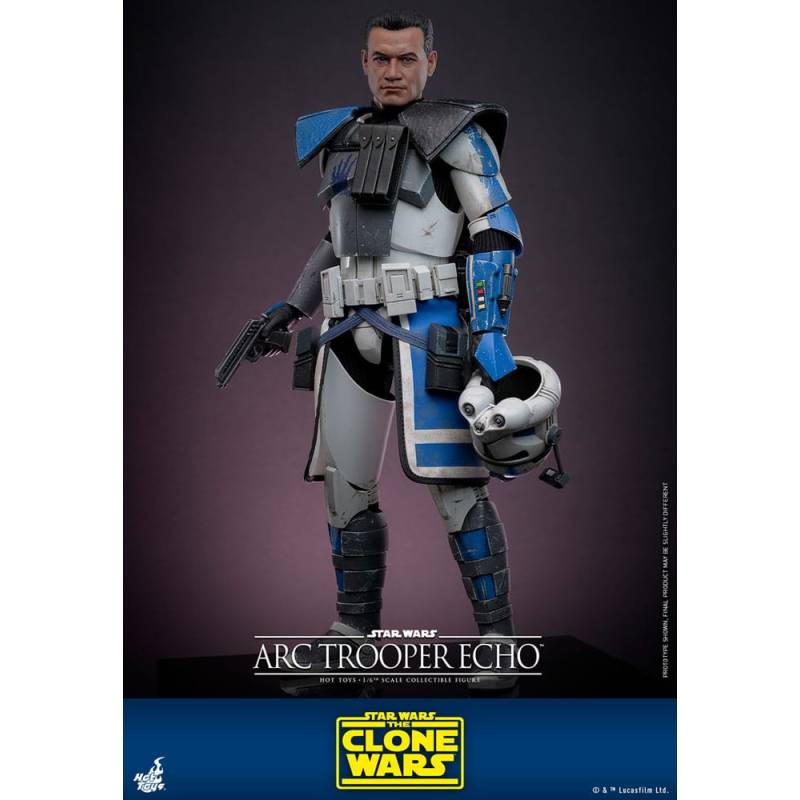 Star Wars: The Clone Wars figurine 1/6 Arc Trooper Echo 30 cm