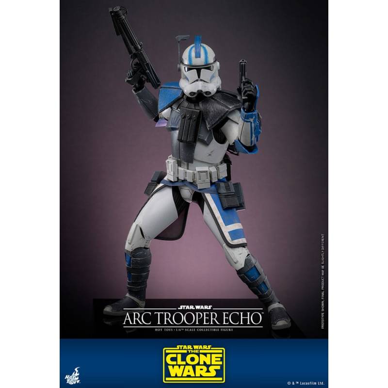 Star Wars: The Clone Wars figurine 1/6 Arc Trooper Echo 30 cm