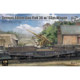 German 88mm Flak36 on Ssys Wagon