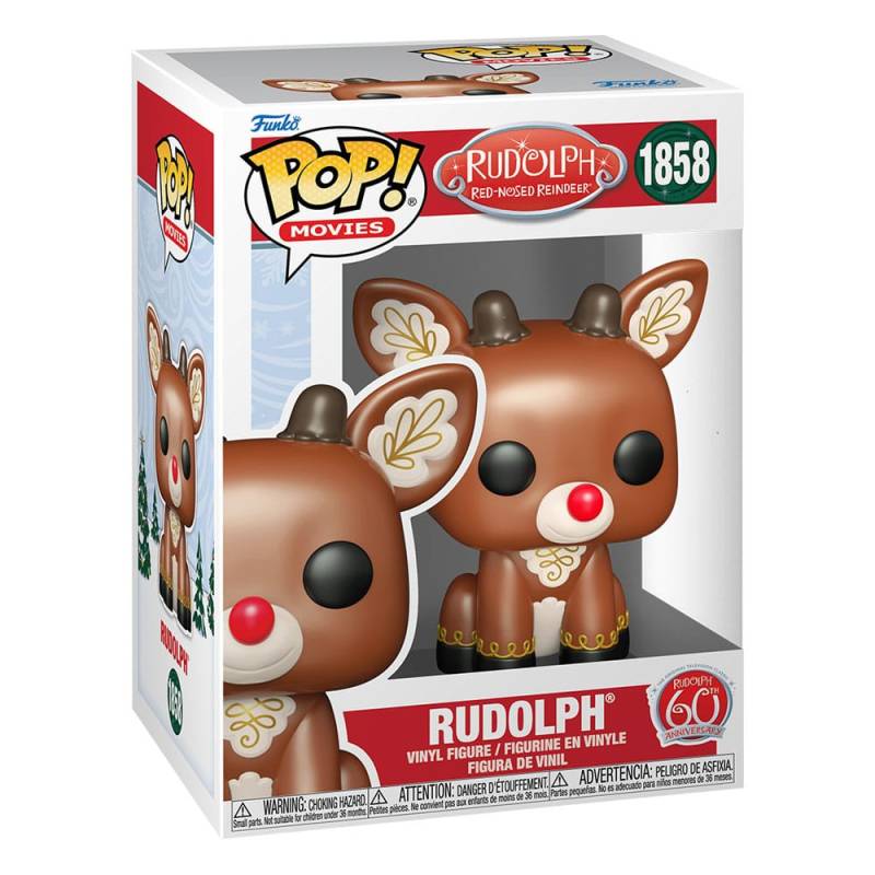 Rudolph, le petit renne au nez rouge POP! Movies Vinyl figurine Rudolph sitting 9 cm