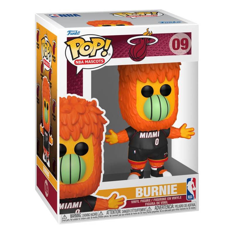 NBA Mascots POP! Sports Vinyl Figurine Miami- Burnie 9 cm