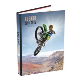  Agenda 2024-2025 320 Pages Moto Cross 12X18cm