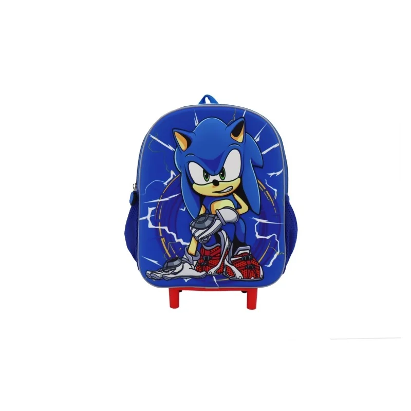  Sonic Prime Sac A Dos Junior Trolley 3D 36x25x14cm