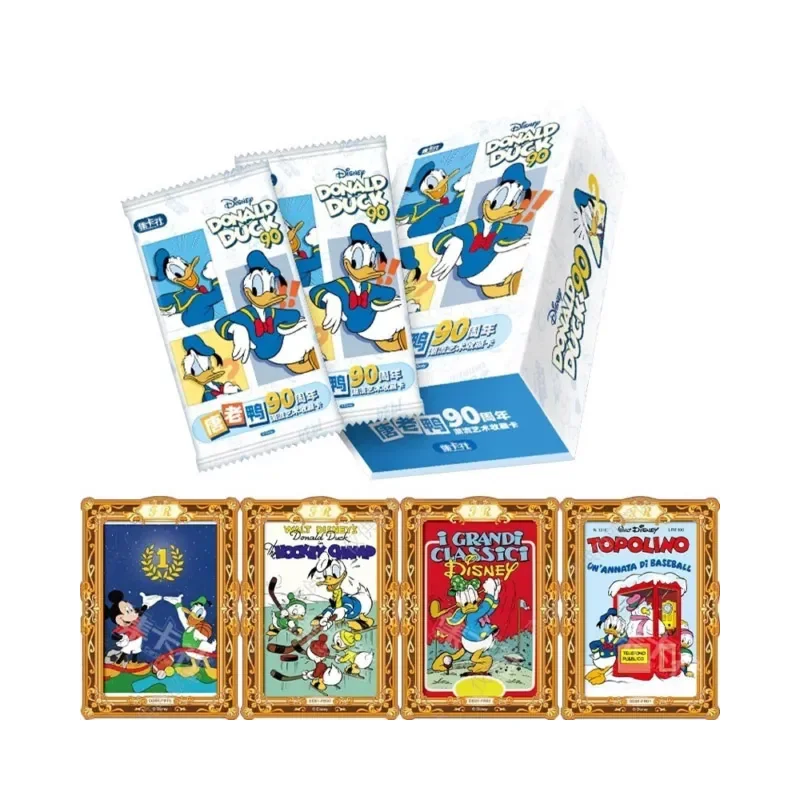  Disney Cardfun Donald Duck 90Th Anniv Boite 10 Boosters 4 Cartes