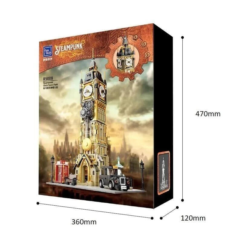 Maquette Pop culture:Manga Joyside Series Pantasy Steampunk Clock Tower Park 57cm Set A Construire