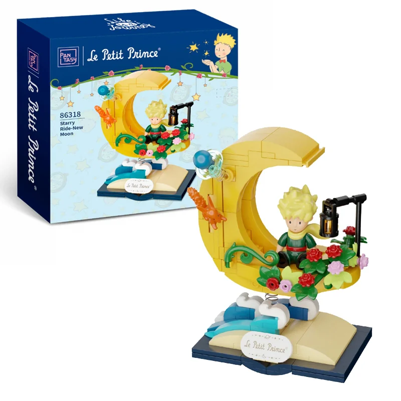  Le Petit Prince Pantasy Skatekart Series Starry Ride New Moon 13,4 cm Set A Construire