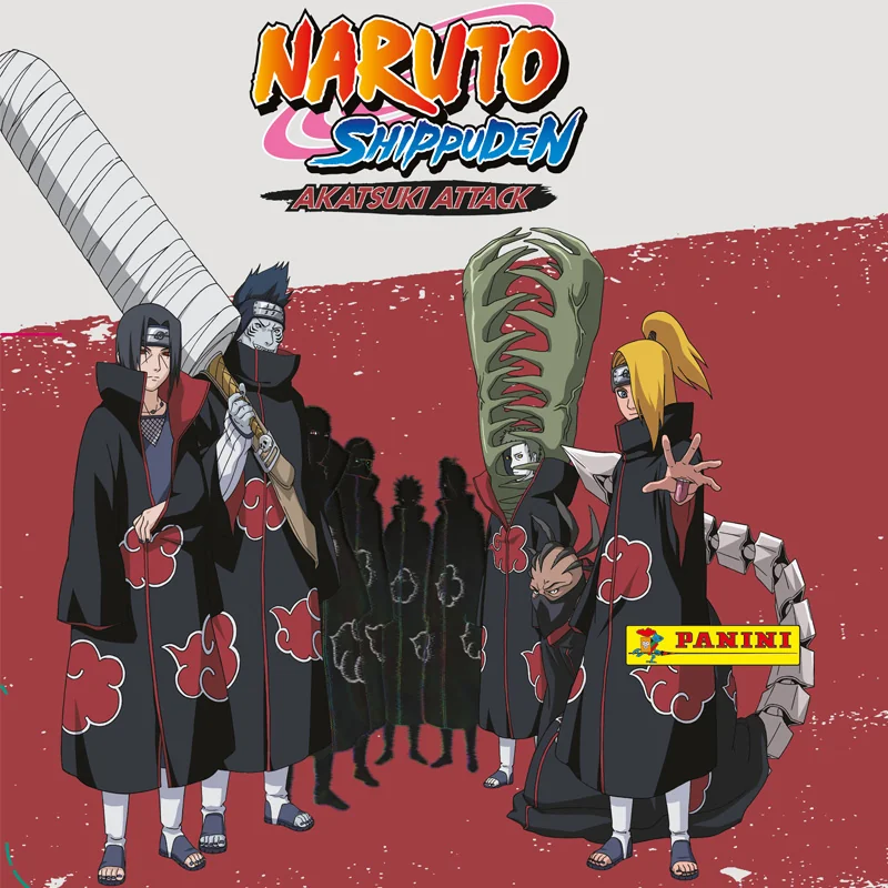 Carte à collectionner Panini Naruto Shippuden Trading Cards Boite 18 Pochettes 8 Cartes