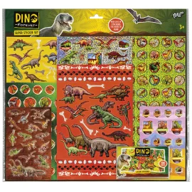  Super Dino Dinosaure Jurassic Park Stickers Super Set