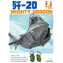 Maquette plastique avion YF-20 Mighty Dragon