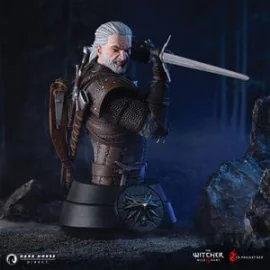  Witcher 3 Wild Hunt buste Geralt 15 cm