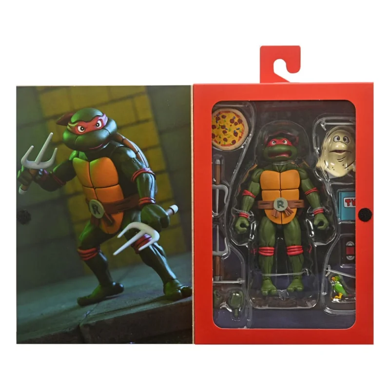 Tortues Ninja (Cartoon) figurine Ultimate Raphael VHS 18 cm