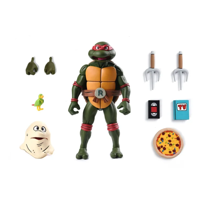 Tortues Ninja (Cartoon) figurine Ultimate Raphael VHS 18 cm