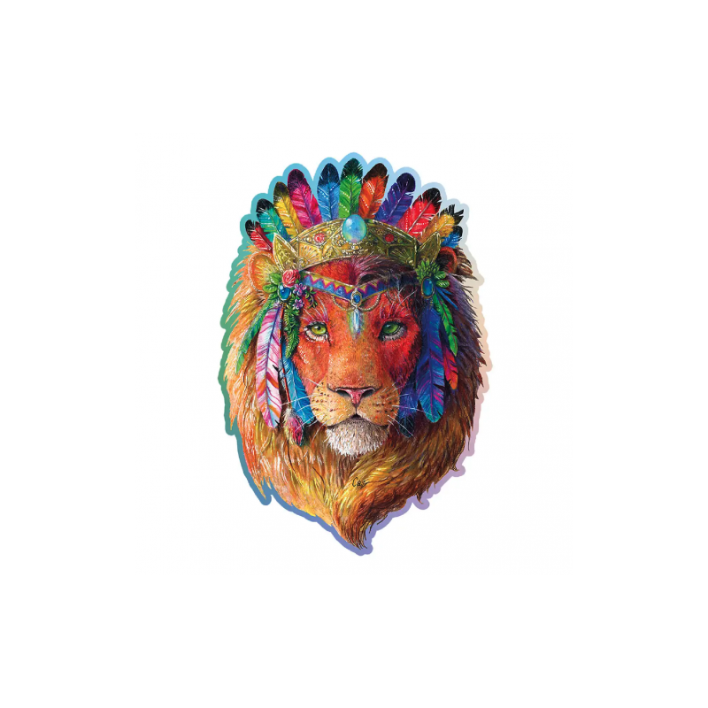  Puzzle en bois – Lion mystique – 250 pcs (40 pcs uniques)