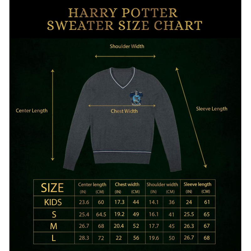 Harry Potter: Pull Serpentard Taille L