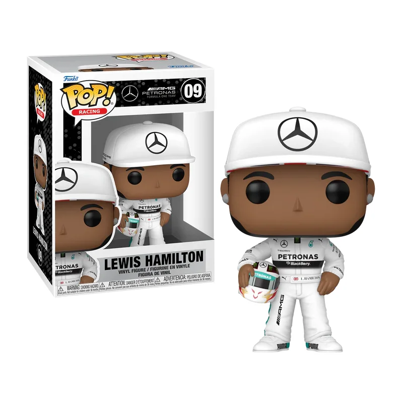 Figurine Pop RACING - POP Racing N° 09 - Lewis Hamilton avec casque