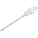 Réplique 1:1 Magic The Gathering - Avacyn's Moonsilver Spear -.999 Silver Plated Replica