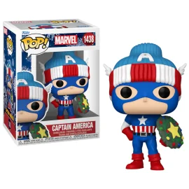 Figurine Pop HOLIDAY '24 - POP Marvel N° 1438 - Captain America