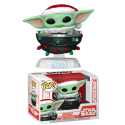 Figurine Pop MANDALORIAN HOLIDAY - POP Star Wars N° 746 - Grogu