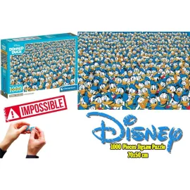  Disney - Donald Duck - Impossible Jigsaw Puzzle 1000 Pcs