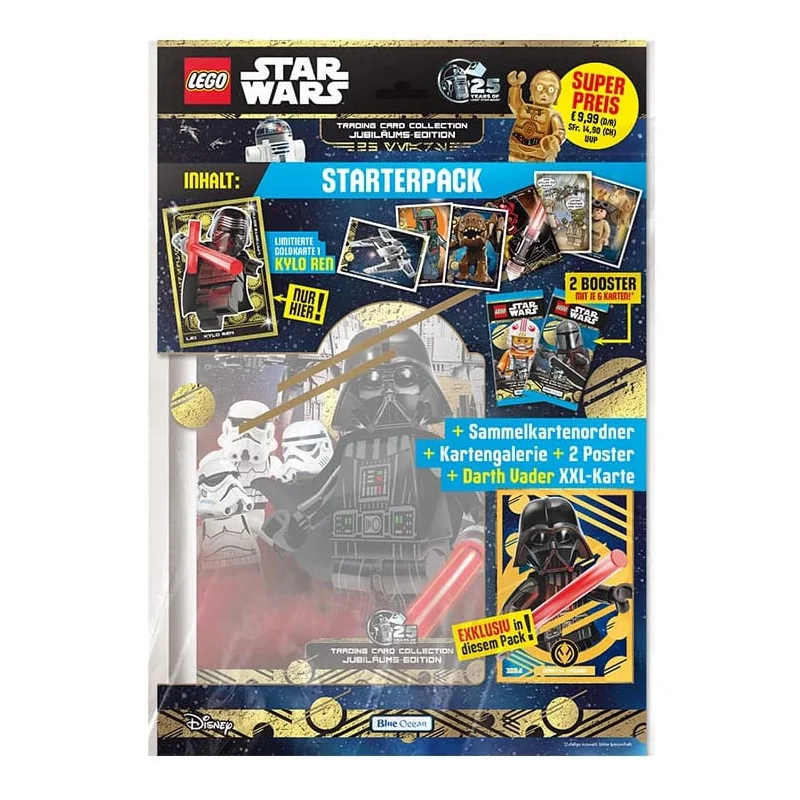  LEGO Star Wars Trading Card Collection 25th Anniversary Edition Starter Pack *ALLEMAND*