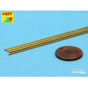 Aber Models Brass round rods 0,8mm length 250mm x6pcs