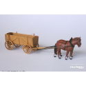 Maquette militaire Horse drawn wagon